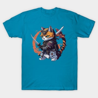 Samurai cat T-Shirt